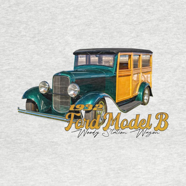 1932 Ford Model B Woody Station Wagon by Gestalt Imagery